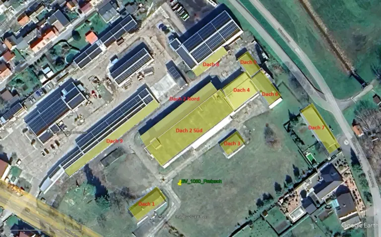 Solarprojekt mit Solardächer in Pretzsch im Bundesland Sachsen-Anhalt mit Sonnenexpert